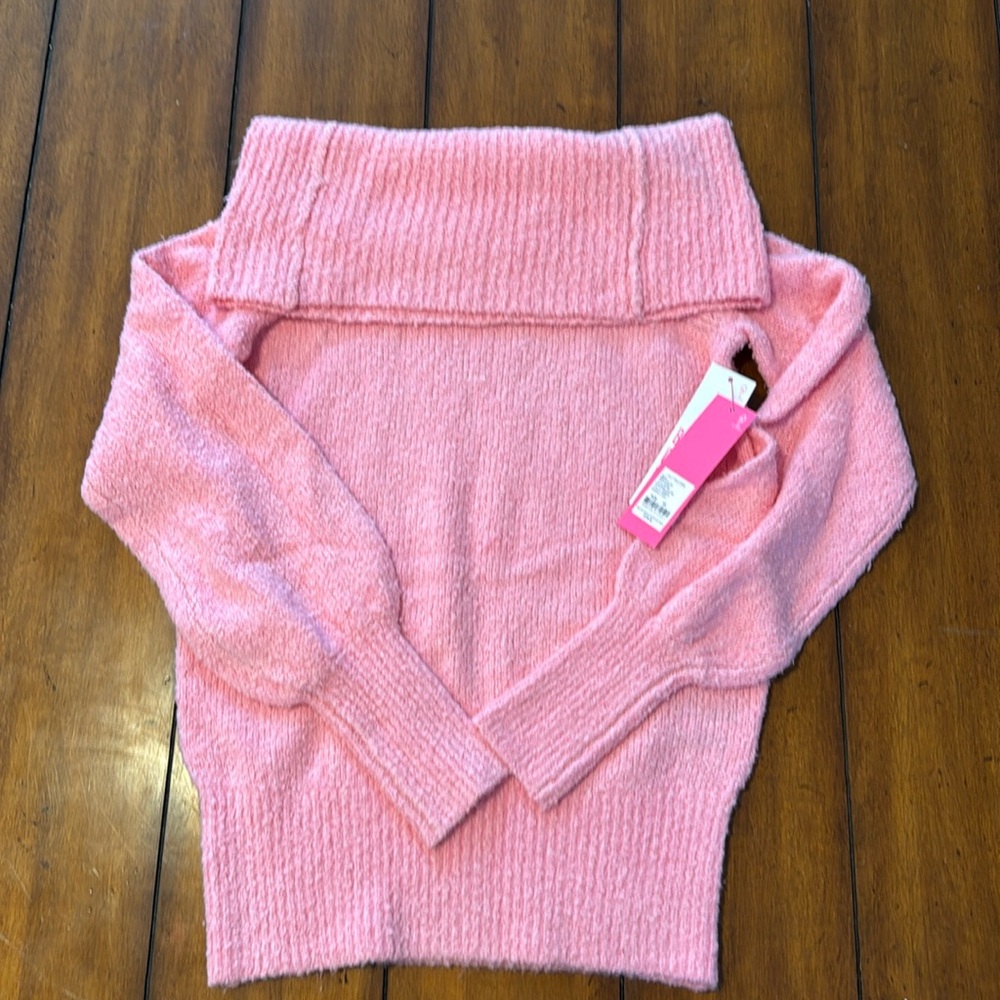 Lily Pulitzer - Pink Valentines Sweater - Tags Attached- XS